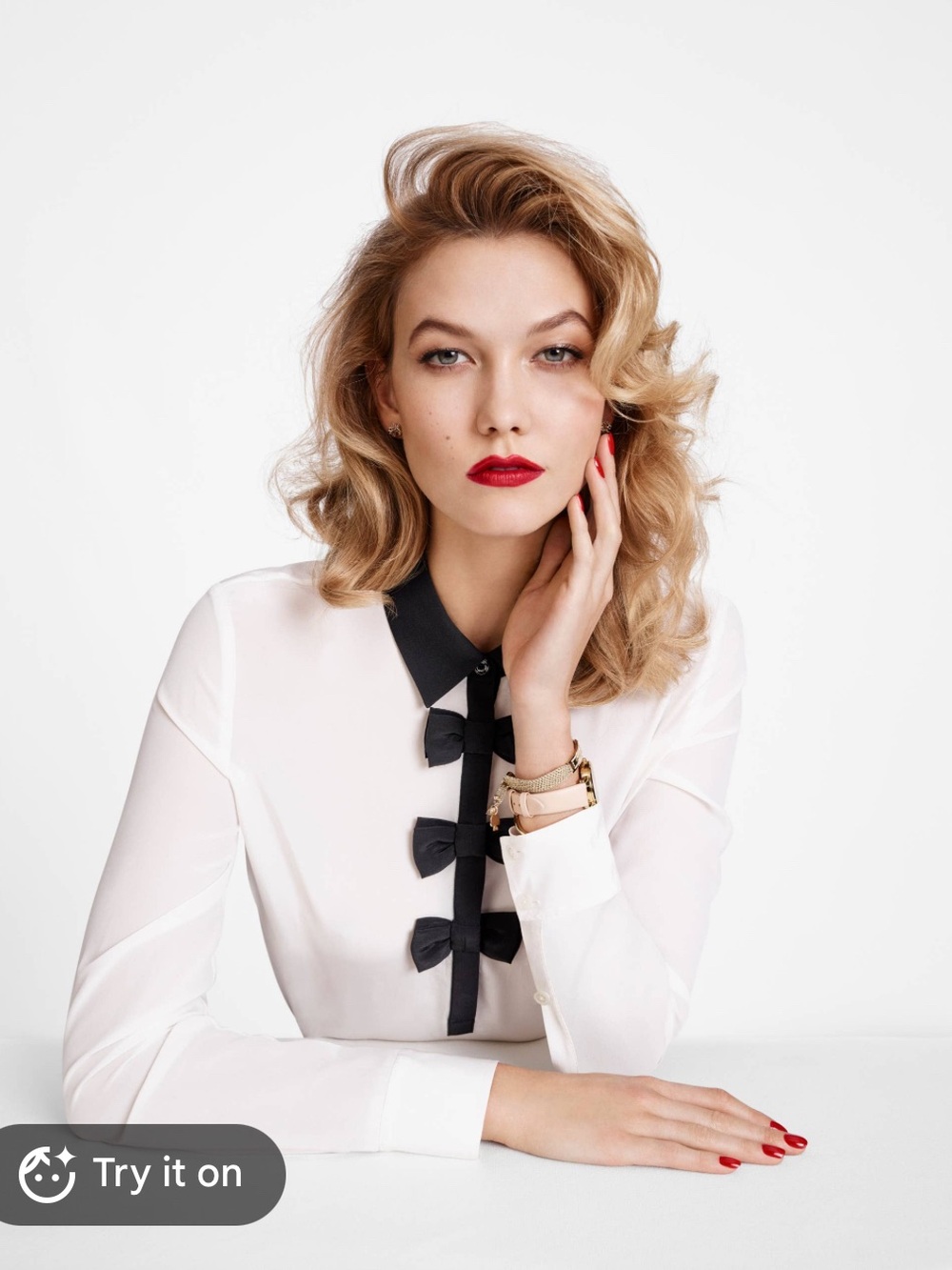 Kate Spade “Go Fly A Kite” silk blouse